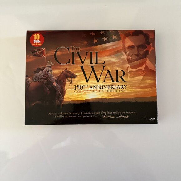 The Civil War 150th Anniversary Collectors Edition 10-DVD Set By Image Ent. - Picture 1 of 2